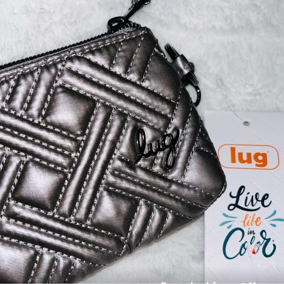 LUG Metro XL Quilted ID Pouch Key Ring NWT! - Picture 3 of 6